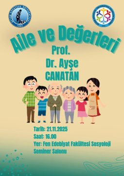 AKÜ Sosyoloji Bölümü Aile ve Toplumsal Değerler Semineri